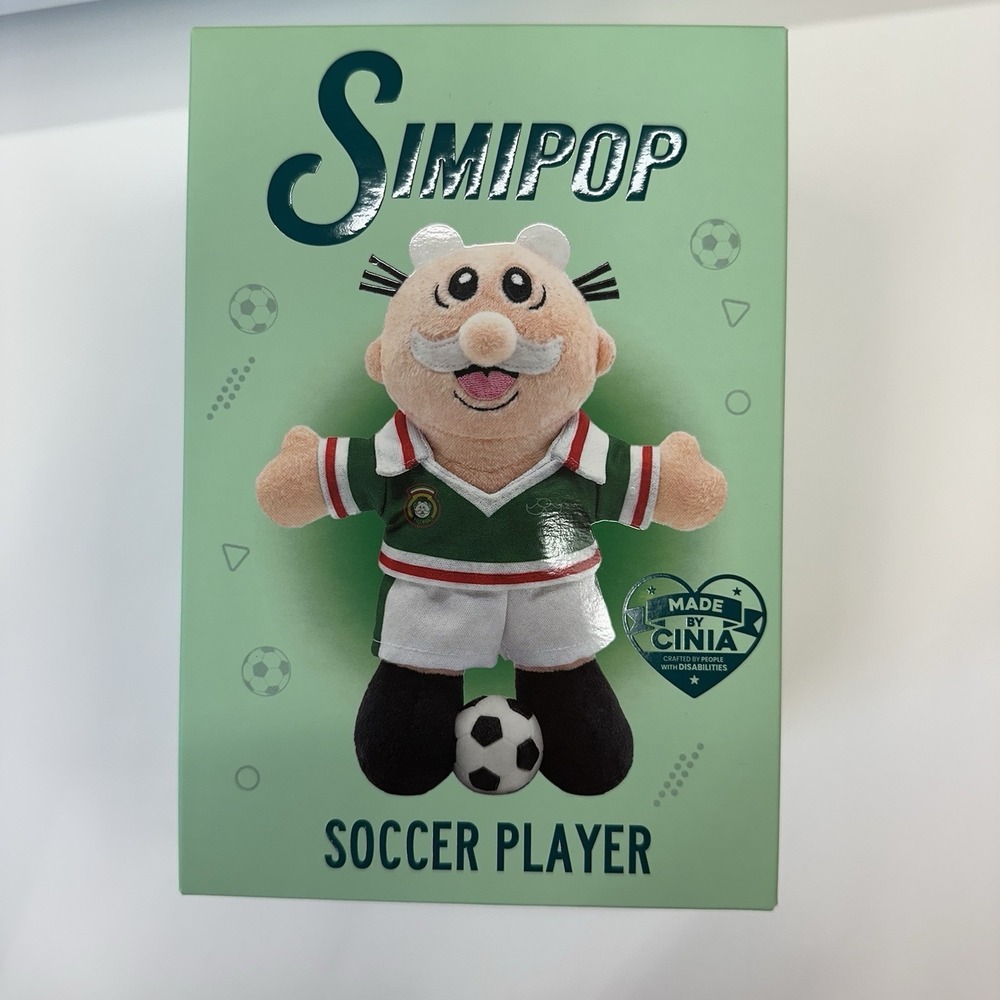Dr. Simi SimiPop Futbolero Plush Keychain Mexico #9 Polyester New